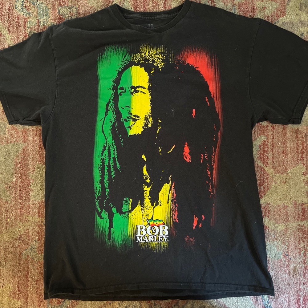 Bob Marley Rasta Shirt Size L